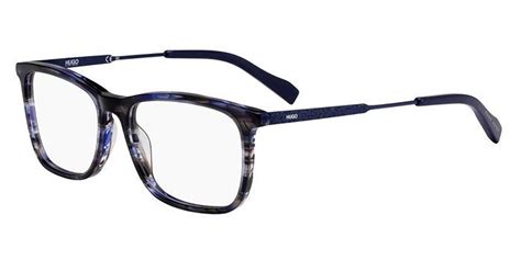 Hugo 0307 Avs Eyeglasses In Stripped Blue Smartbuyglasses Usa