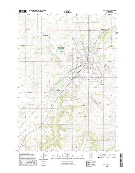 Mytopo Northfield Minnesota Usgs Quad Topo Map