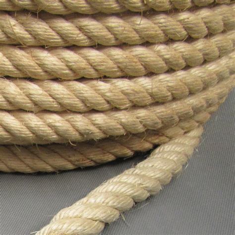 Natural White A Grade Sisal Rope Stiff Fibre Rope 3 4 4 1 Strand Buy