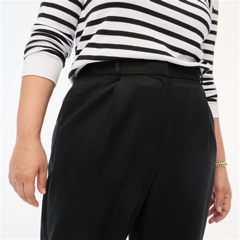 J Crew Wide Leg Pleated Twill Trouser Pant Hamilton Place