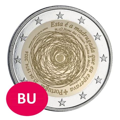 2 Euros Portugal 50 ans de la Révolution des Œillets BU 2024