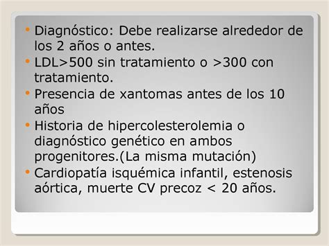 Actualización en diagnóstico y tratamiento de la Hipercolesterolemia