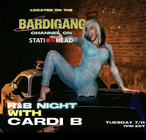 Bg On Twitter 🗣️🍎 Bardigang Set Your Clocks To Join The Gang Gang On Stationhead This Tuesday