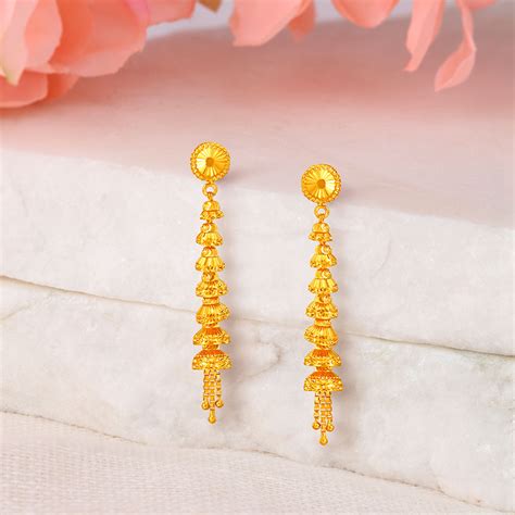 Ear Jhumka Gold Design Best Sale Bellvalefarms