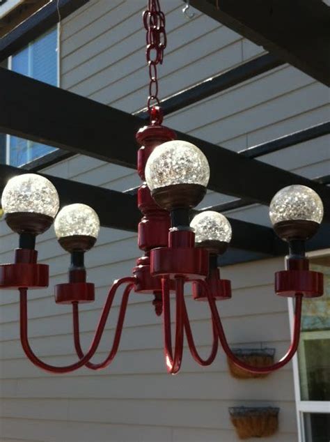 Best Solar Light Chandelier Ideas On Pinterest Outdoor Diy