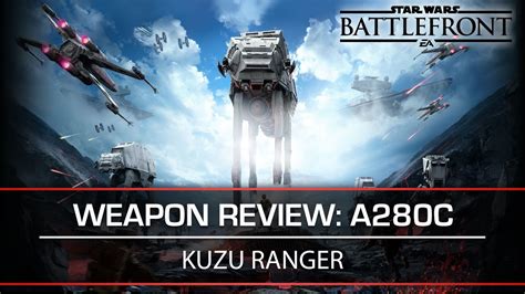 Star Wars Battlefront A280C Blaster Rifle Weapon Review YouTube