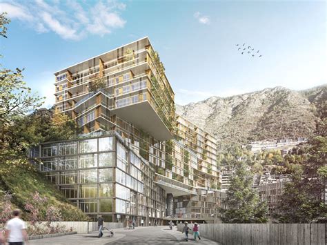 Render Para Concursos De Arquitectura En Andorra Visual Army