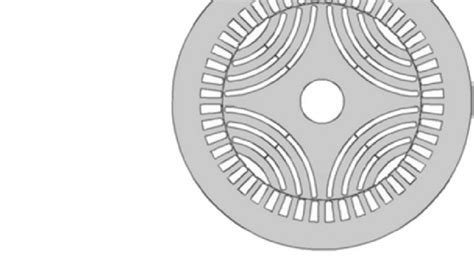 Synrm Stator And Rotor Laminations Download Scientific Diagram