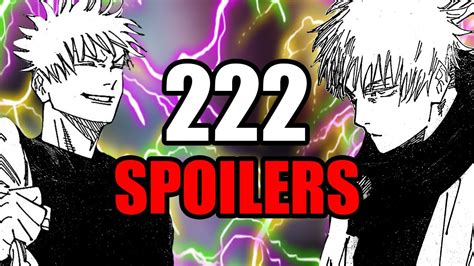 IT S ALREADY HAPPENING Jujutsu Kaisen Chapter 222 Spoilers Leaks