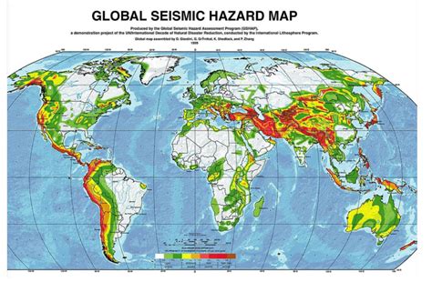 Map Of Earthquakes Around The World