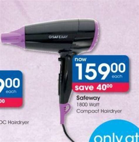 Safeway Watt Compact Hairdryer Offer At Clicks