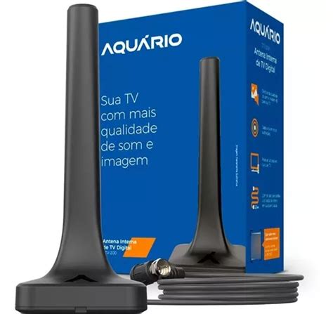 Melhor Antena Tv Digital Interna Aquário Hdtv Vhf Uhf Fm 4k