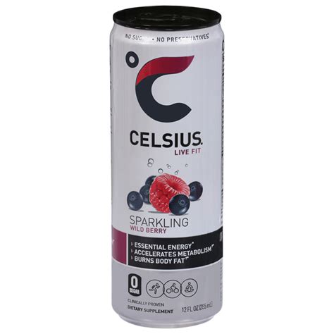 Celsius Sparkling Wild Berry Fitness Drink Products Lowes Foods To