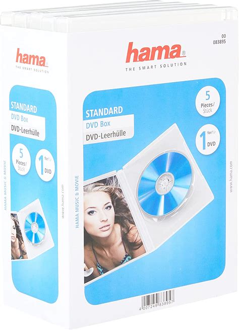 Hama DVD Hüllen 5er Pack transparent Amazon de Computer Zubehör