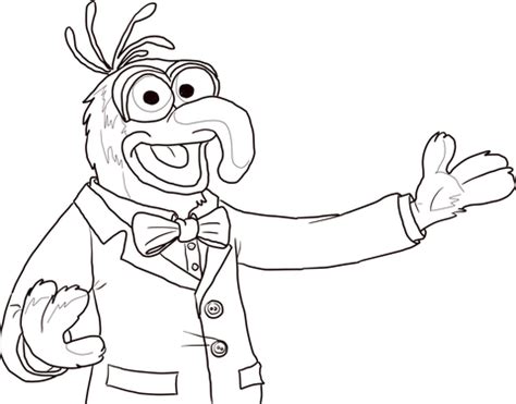 Gonzo Coloring Page Free Printable Coloring Pages