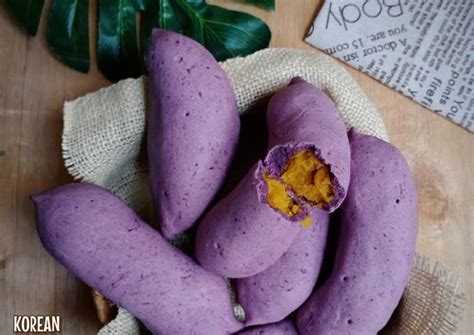 Resep Korean Sweet Potato Bread Tanpa Tepung Ubi Oleh Desi Dresviana