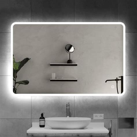 Led Illuminated Bathroom Mirror Sensor Demister Semis Online