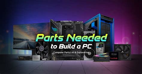 Parts Needed to Build a PC (Computer Parts List & Explanation)