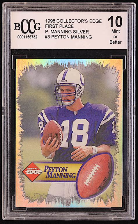 Peyton Manning Collector S Edge First Place Peyton Manning Silver