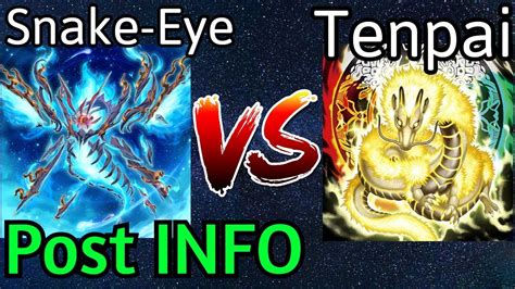 Snake Eye Fiendsmith Vs Tenpai Dragon Post Info Yu Gi Oh Youtube