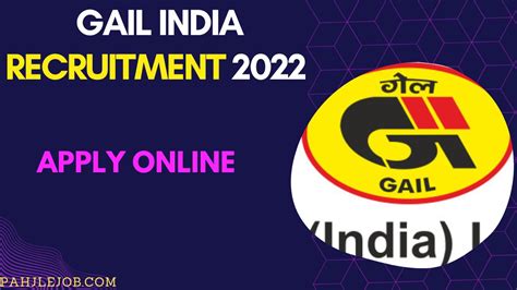 Gail India Recruitment 2022 Apply Online Pahle Job