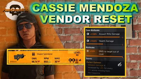 The Division Buy This Now Weekly Cassie Mendoza Reset