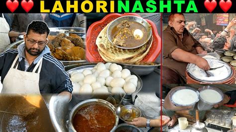 Lahori Tasty Nashta Saleem Butt Mutton Chanay Jeda Lassi Wala