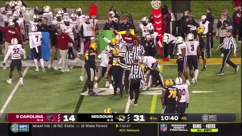 2021 Usc Vs Missouri Marcellas Dial Forced Fumble And Recovery Youtube