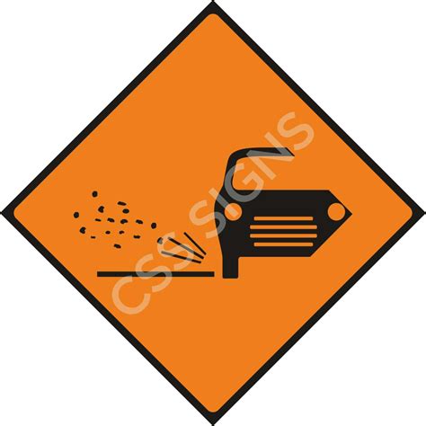 WK073 Loose Chippings Sign Sign Shop Ireland CSS Signs