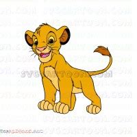 Simba Baby The Lion King Svg Dxf Eps Pdf Png