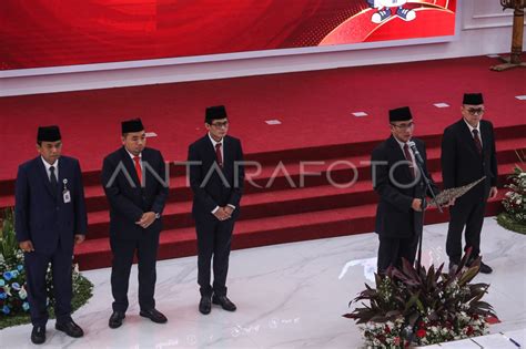 Pelantikan Anggota Kpu Kota Kabupaten Antara Foto