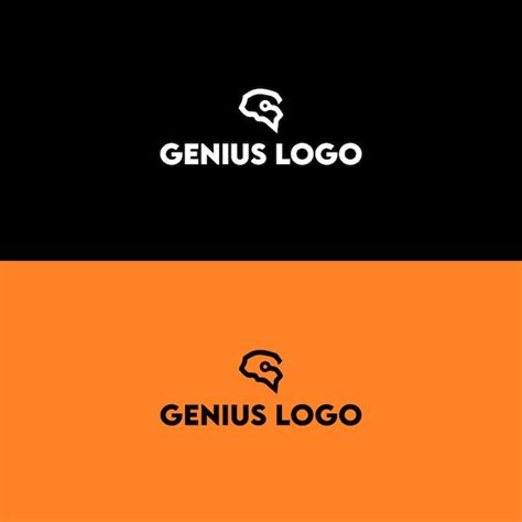 Premium Vector Genius Logo Design Vector Template