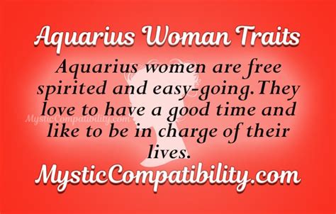 Aquarius Woman Personality Traits - Mystic Compatibility