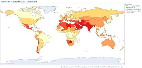 Water Scarcity Monitor Saudi Arabia Spain And Chile Geopolitical