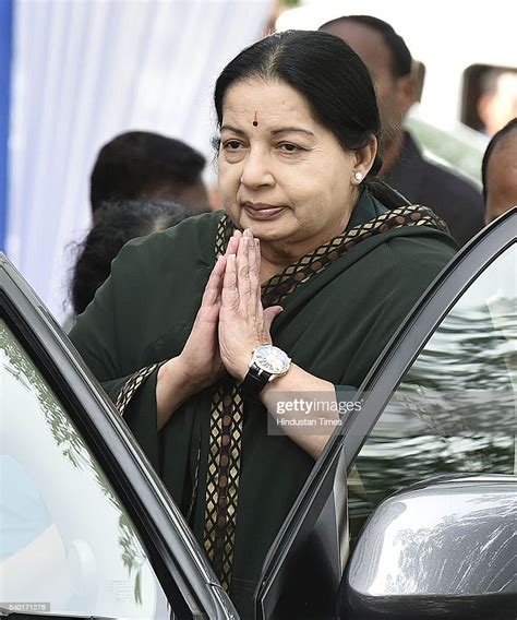 Tamil Nadu Chief Minister J Jayalalithaa After Her Meeting With Mps