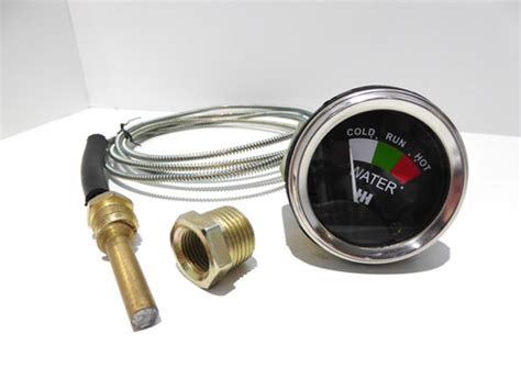 Water Temperature Gauge W Threaded Adapter Case Ih Lead B