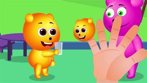 Mega Gummy Bear Eating Giant Ice Cream Finger Family Nursery Rhymes For ...