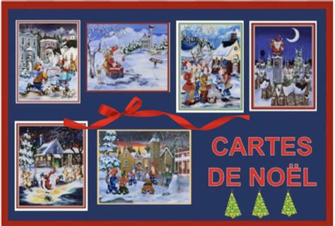 Spécial de Noël - Ensemble de 6 cartes - Créations Louise Naud