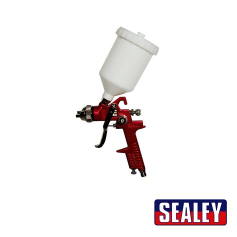 Hvlp Gravity Feed Touch Up Spray Gun 0 8mm Set Up Lambretta Paints