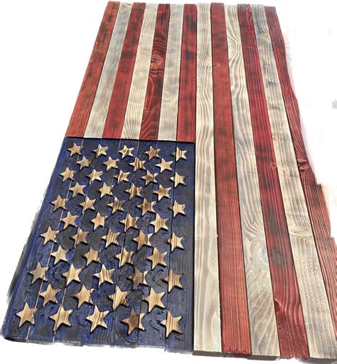 Rustic American Flag - Etsy