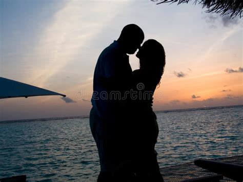 Love in Paradise stock photo. Image of female, hugging - 1018174