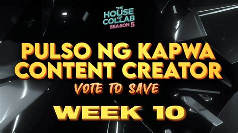 THE HOUSE OF COLLAB VOTE TO SAVE WEEK 10 YouTube