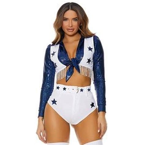 Yandy Dallas Cowboys Cheerleader Costume 💙 Brand... - Depop