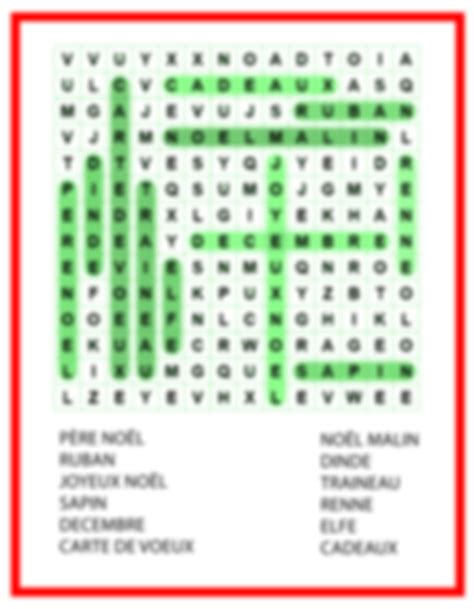 SOLUTION French Christmas Word Search Studypool