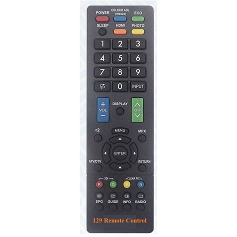 Local Shop Sharp Tv Led Remote Control Replacement Shopee Singapore