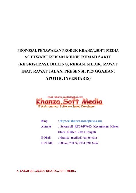 Proposal SIMRS Software Rumah Sakit Khanza HMS PDF