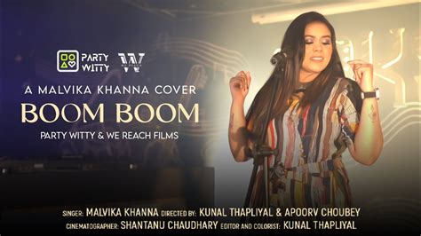 Boom Boom Malvika Khanna Cover By Nazia Hassan Youtube