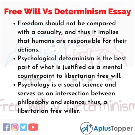 Free Will Vs Determinism Essay | Essay on Free Will Vs Determinism for ...