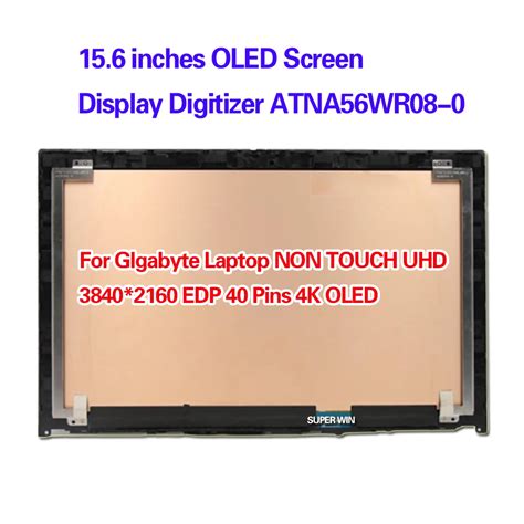 15 6 Inches OLED Screen Display Digitizer ATNA56WR08 0 For Asus