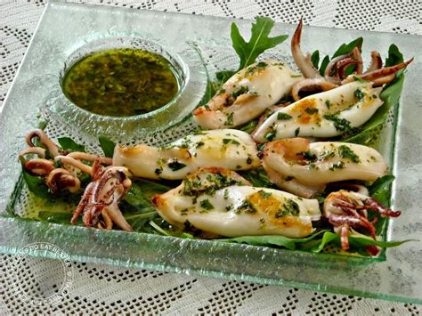 Calamari Alla Griglia Con Salsina Aromatica Italians Do Eat Better